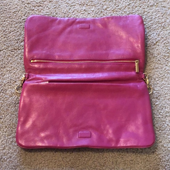 Raspberry Tory Burch Clutch - Picture 3 of 11